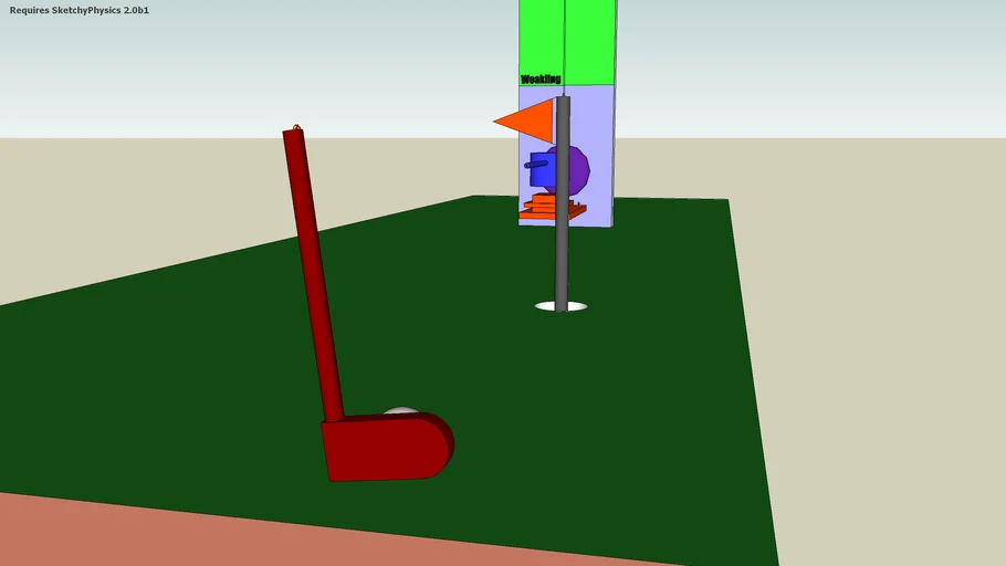 Mini golf and carnival game