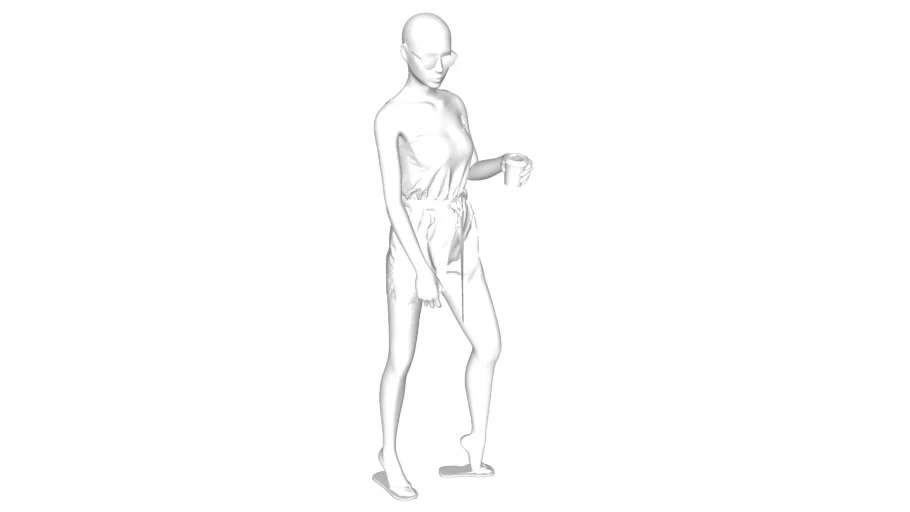 Realistic Female Mannequin Model