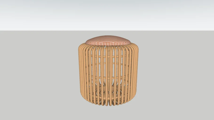 Stool -5 Rattan Stool
