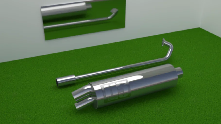 M3 PIPE FOR MIO_MOTORCYCLE PIPE_STRAIGHT PIPE_EXHAUST_TAMBUTSO | 3D ...