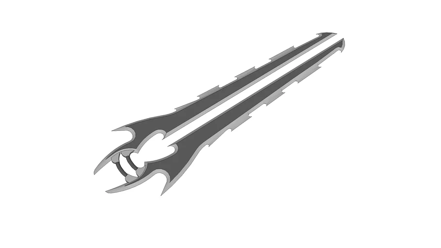 Elite Dual hand Wield Sword, Halo Legends - The Duel