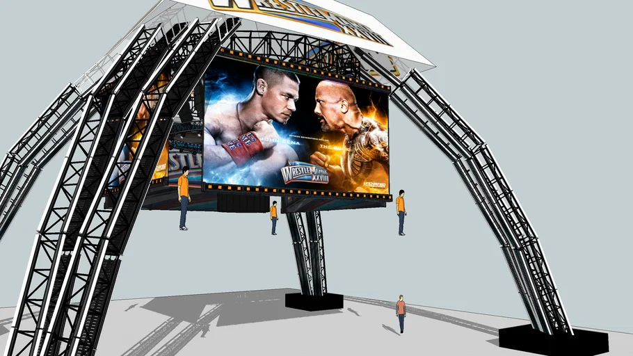 WWE WrestleMania XXVIII Overhead Lighting Truss