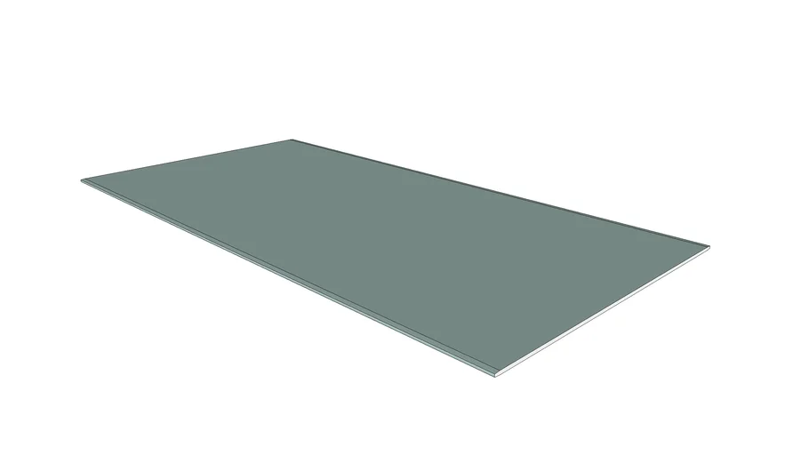 Placa Drywall Resistente à Umidade (RU) 2400mm x 1200mm x 12,5mm
