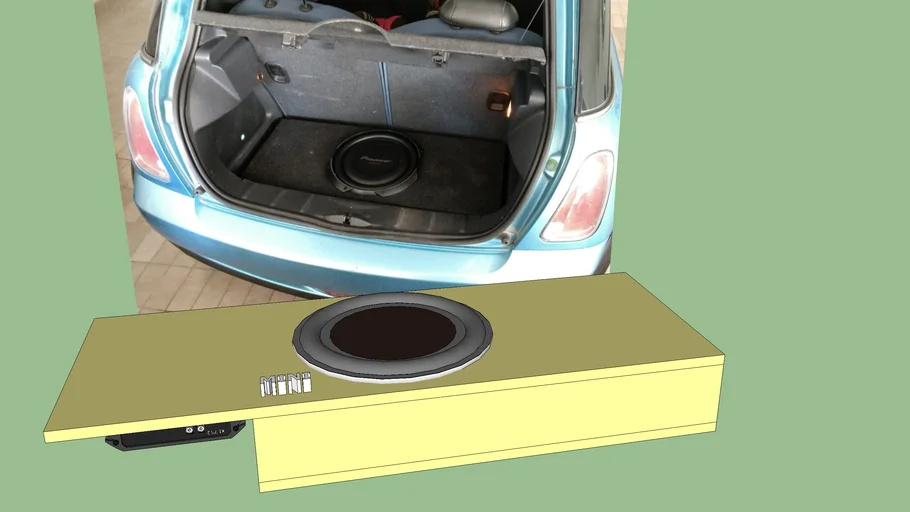 Mini cooper s r53 Woofer enclosure