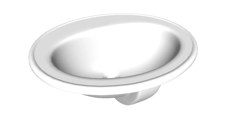 K-2196-1 Pennington(R) Drop-in bathroom sink with single faucet hole