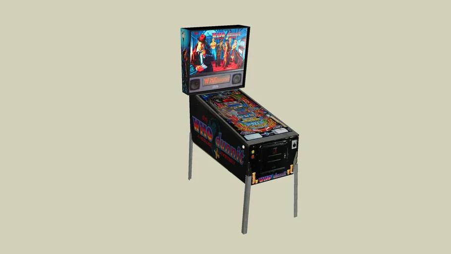 pinball machine whodunnit
