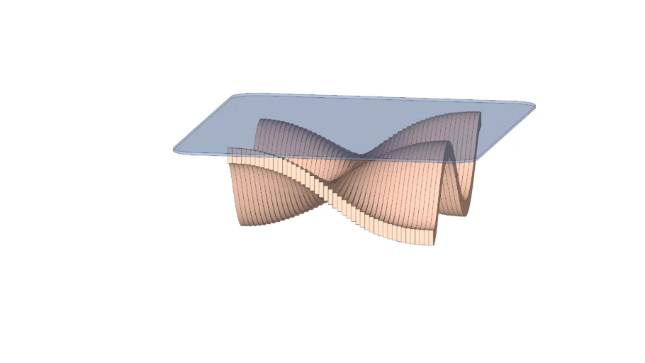 Mesa de Centro Lago Damasco