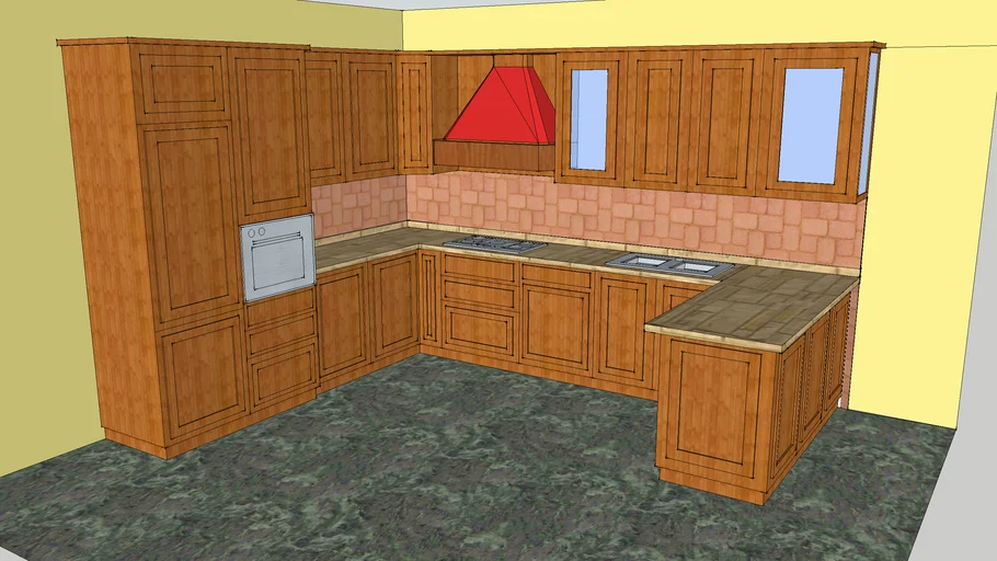 cucina con penisola