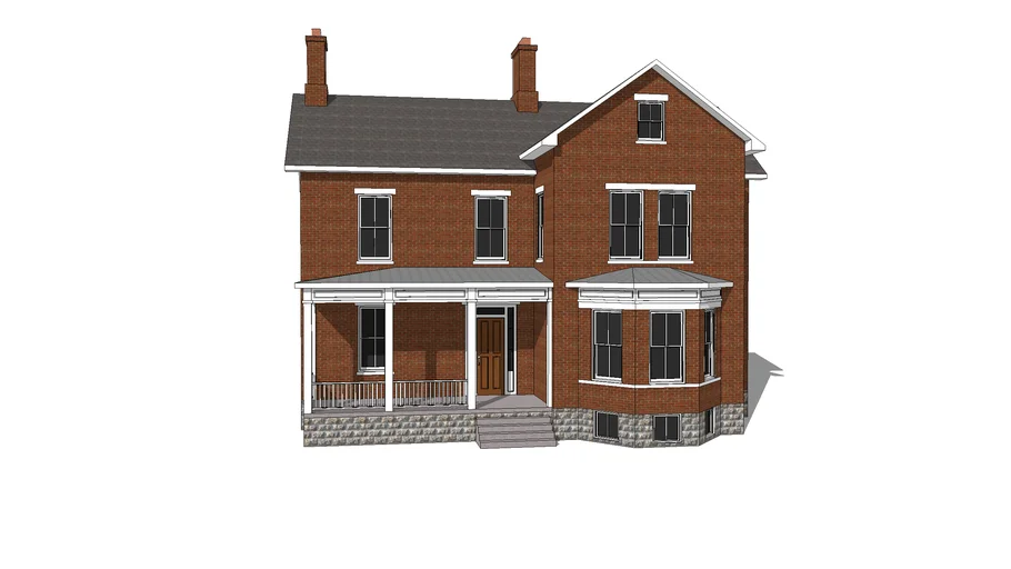 Vernacular Brick Victorian House