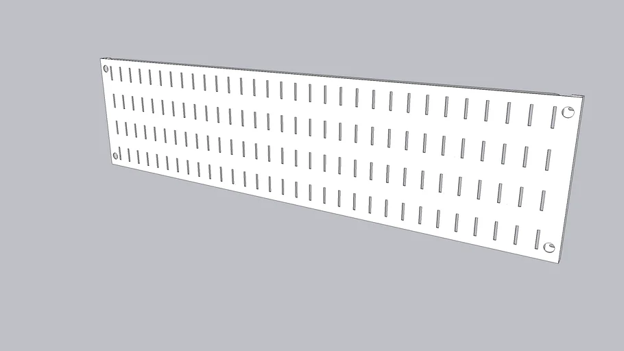 Pegboard - Metal Slotted