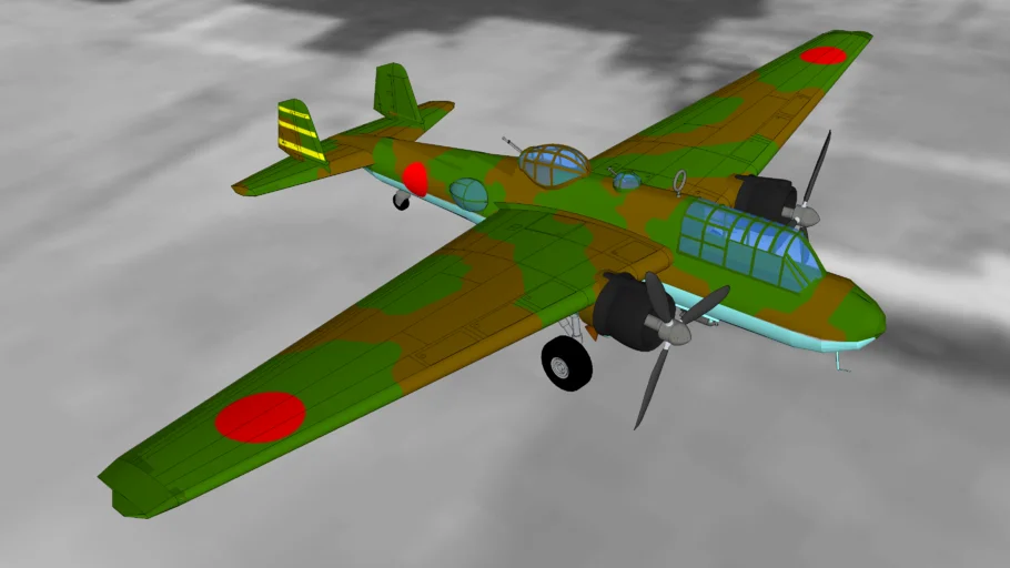 IJNAF Mitsubishi Type 96 Model 2(G3M2 Model 22) Land-Based Bomber