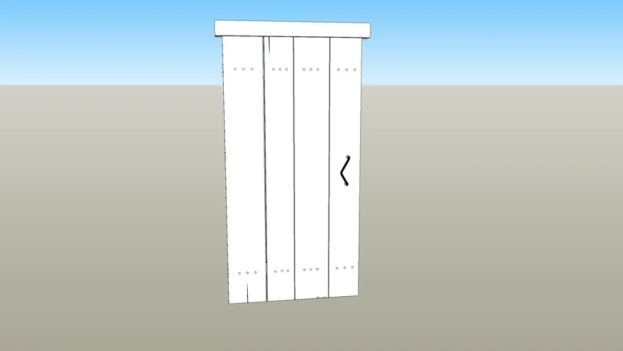 Puerta Rústica (Sin materiales)