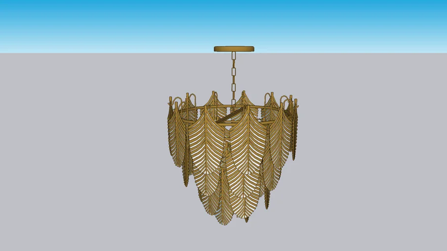 LUSTRE PENDENTE REDONDO Ø60X25CM METAL E VIDRO DOURADO E TRANSPARENTE - PORTOFINO PD1903