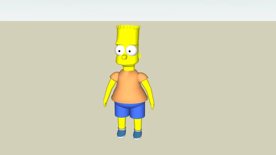 Bart Simpson 3d