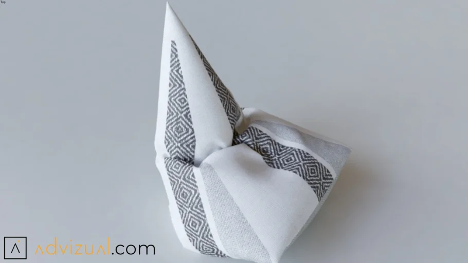 Scandinavian Puff (V-Ray Ready)