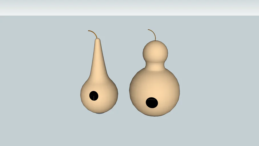 Birdhouse from Gourd