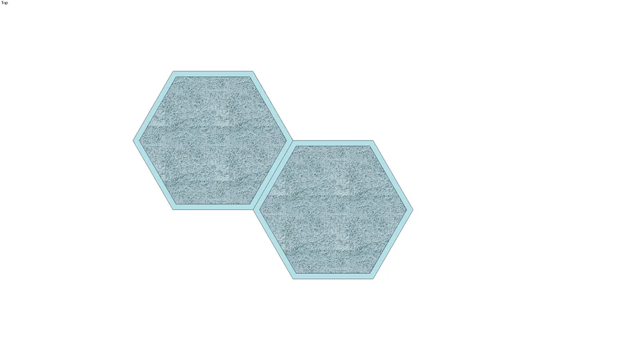 BAUX hexagone tile