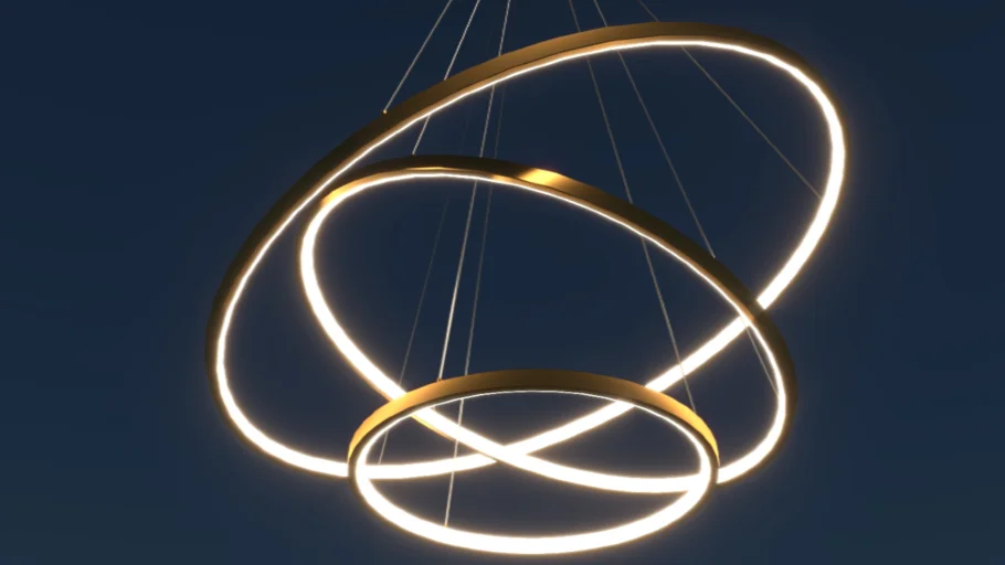 Pendante  - LED ceiling lamp Rotonda. Dynamic Component