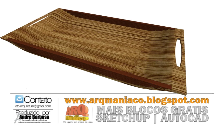 Bandeja de Madeira (Wooden Tray)