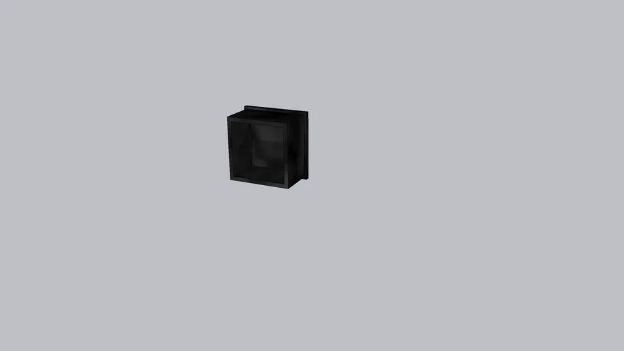 Tapon plástco para tubo cuadrado de 2" / 2" square tubing plastic cap