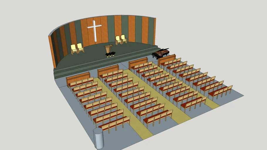 wood pulpit , church chair ,pulpit