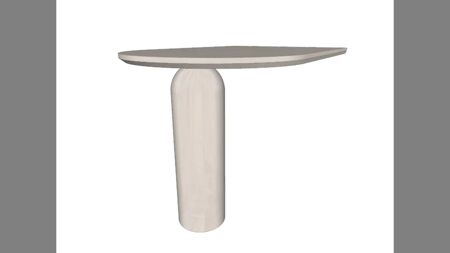 Minimalist dining table