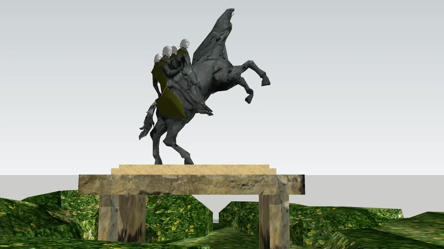 "Ros Beiaard" statue 1995