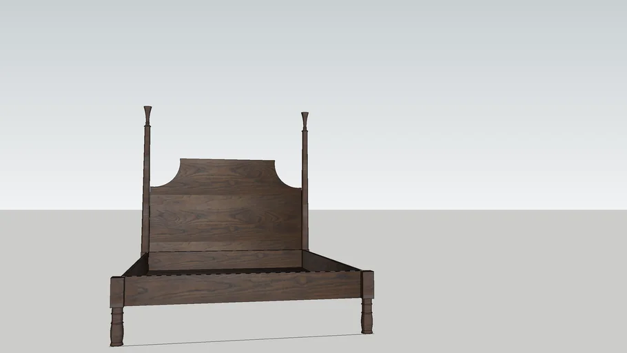 Rejuvenation Colestin Bed low footboard