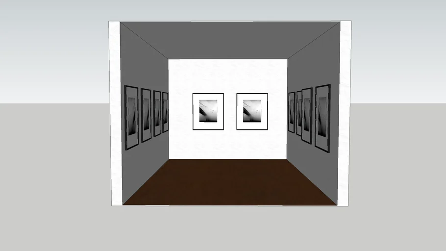 Simple Modern Temporary Art Gallery