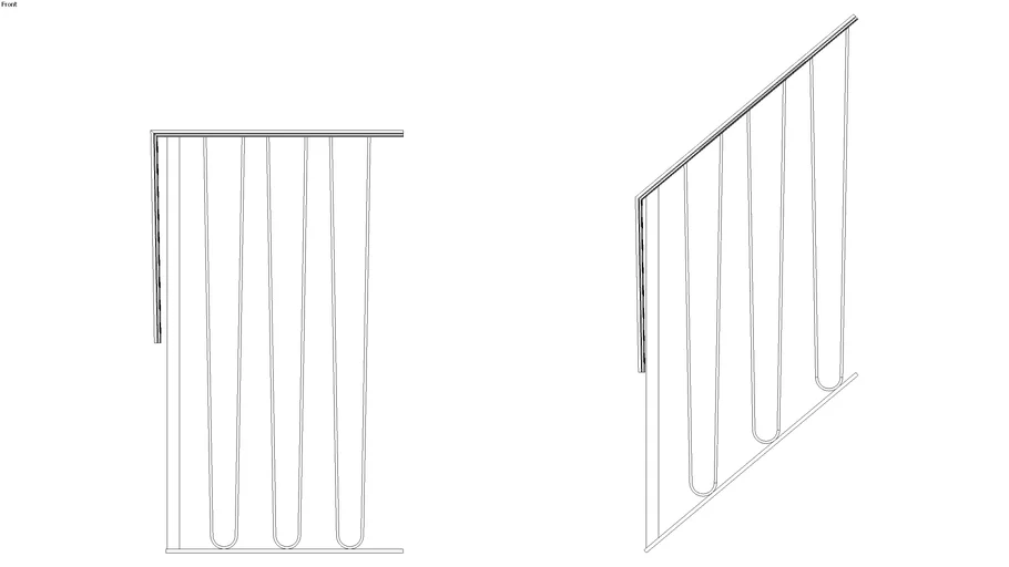 Stairs Metal Handrail