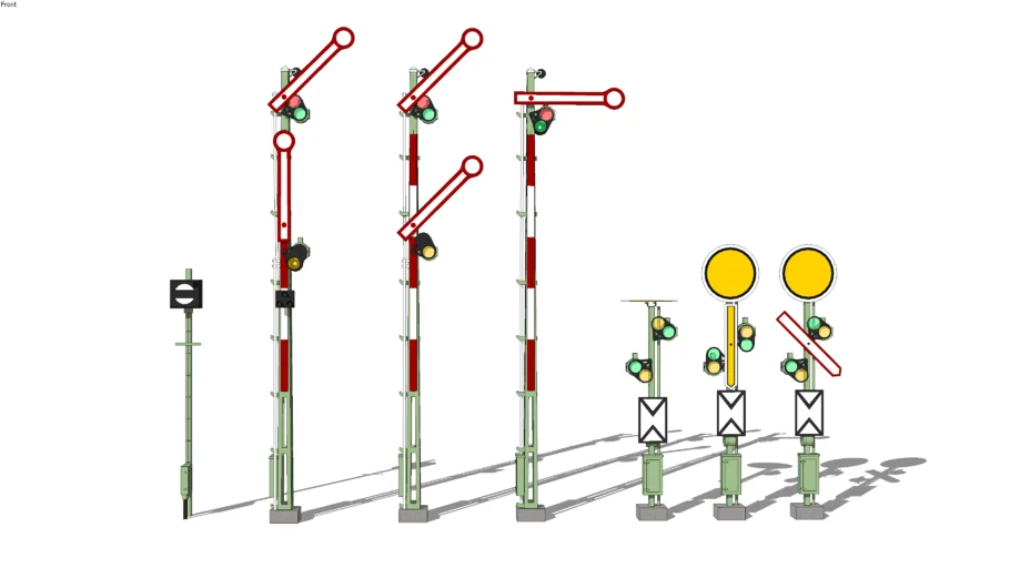 DB Hp/Vr Semaphore Signals