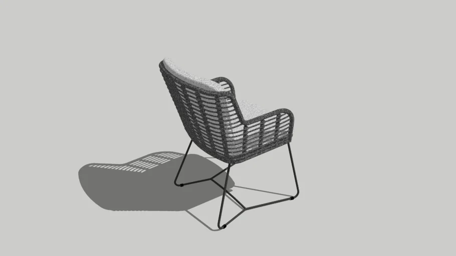 4 Seasons Outdoor - Fabrice dining chair rope Anthracite