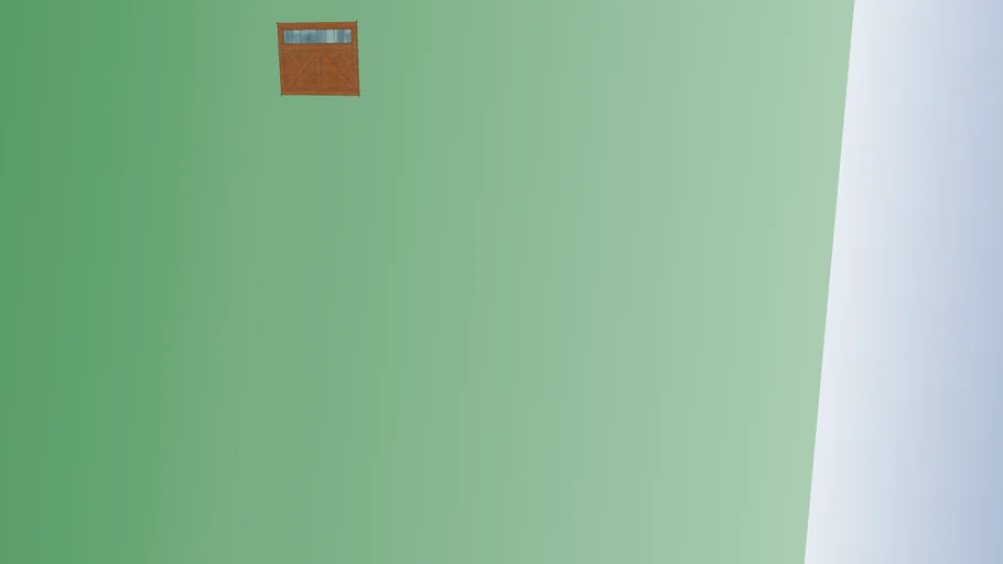 Garage door with bucks