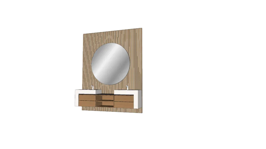 Bathroom double Vanity