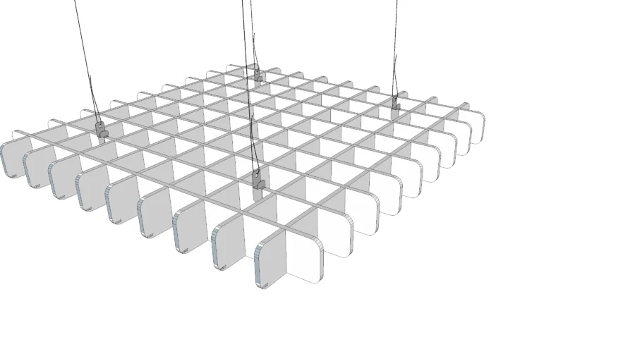 acoustic buffer ceiling Model by Pooh