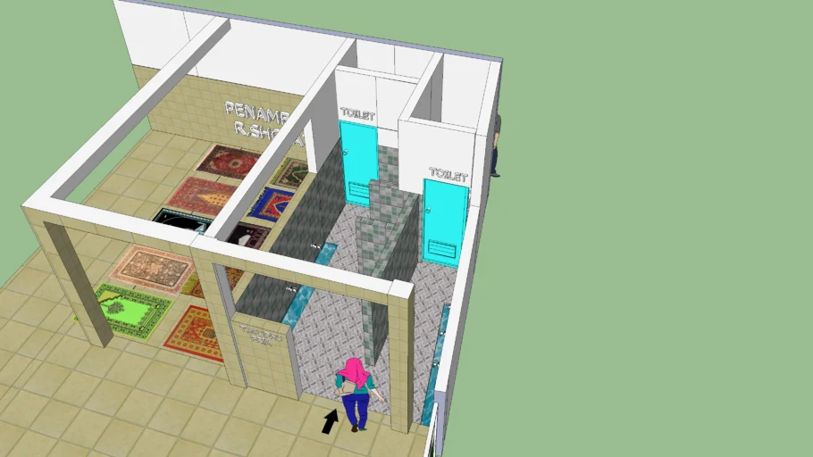 TEMPAT WUDHU MASJID NURUHMAH