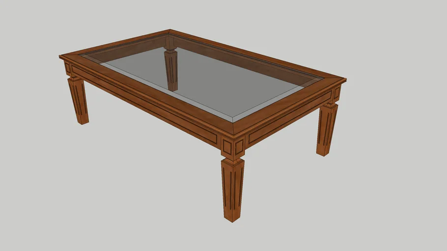 Coffee Table -Glass Top.skp