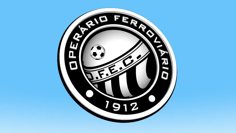Escudo 3D do Operário Ferroviário