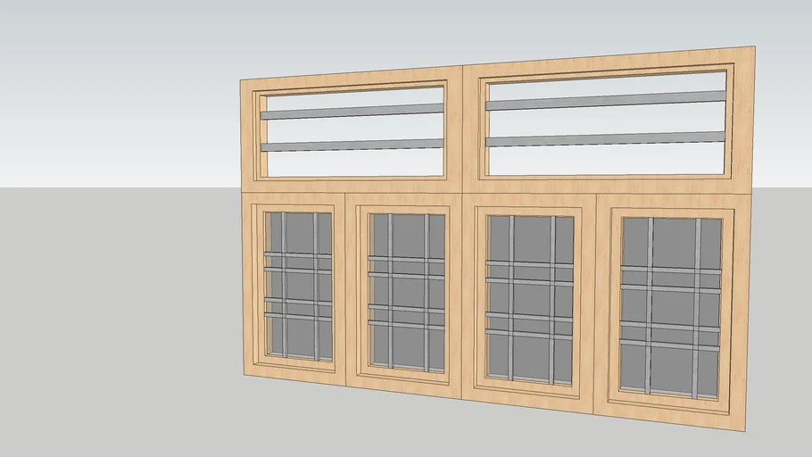 wooden window frame