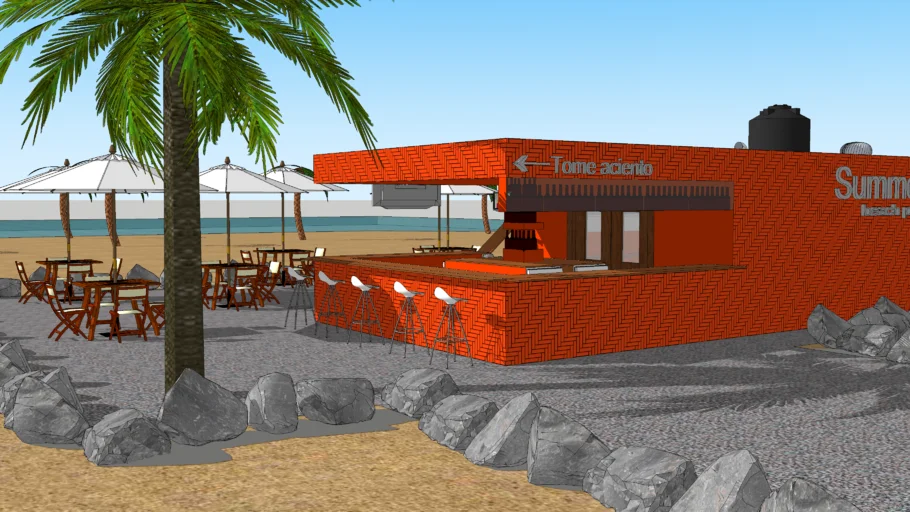 Bar En La Playa / Bar On The Beach