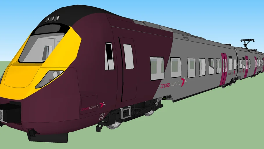 Class 223 City Voyager CrossCountry (XC) 4-Car