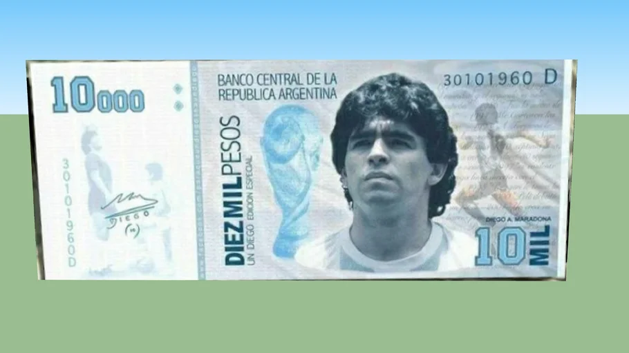 Ten thousand pesos - 10.000 $