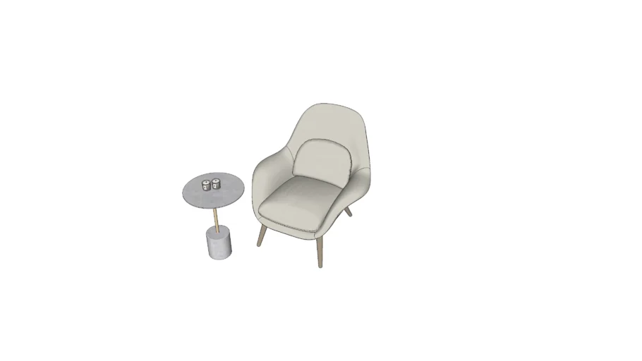 SILLON Y MESITA AUXILIAR 