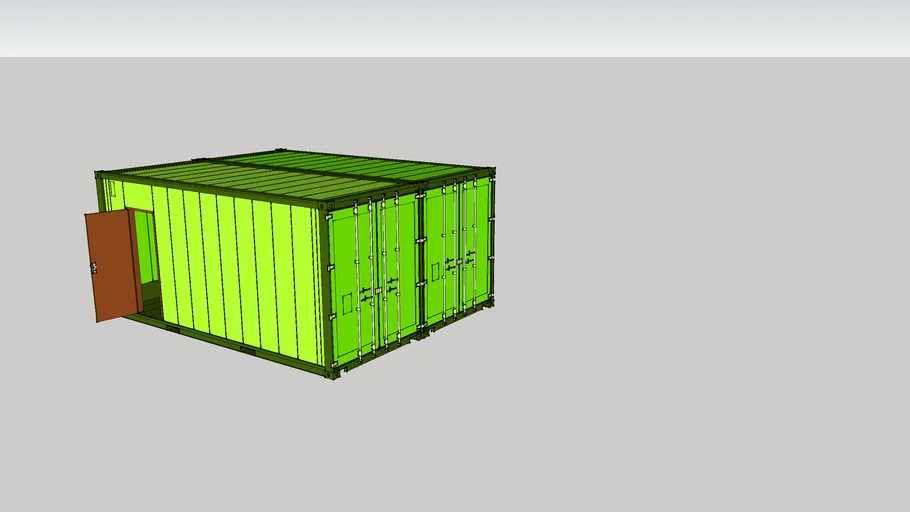 Casa Container 20 Pés Unificados