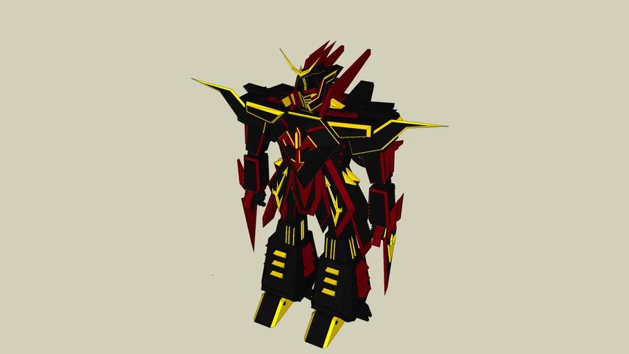 GUNDAM ORIGINAL BLACK AND RED