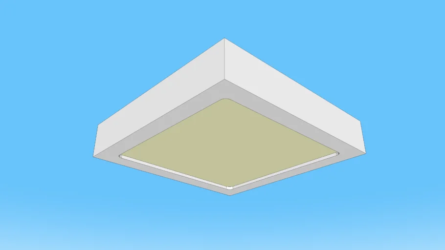 Luminaria LED de sobreponer en techo 02 / Ceiling LED light