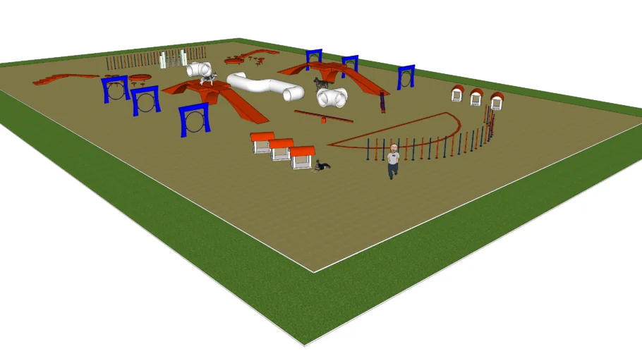 canil de adestramento  (training kennel)