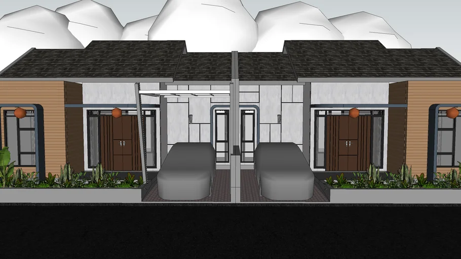 RUMAH MINIMALIS 1 LANTAI 9X11