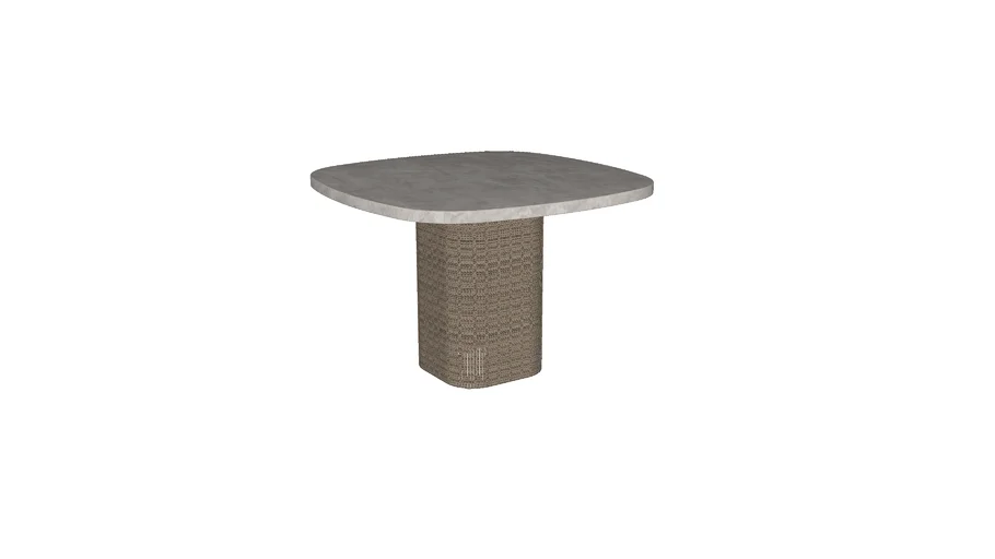 Mesa Jantar Round pedra 110 - Tidelli