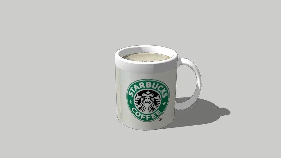 Taza con cafè y sombreado